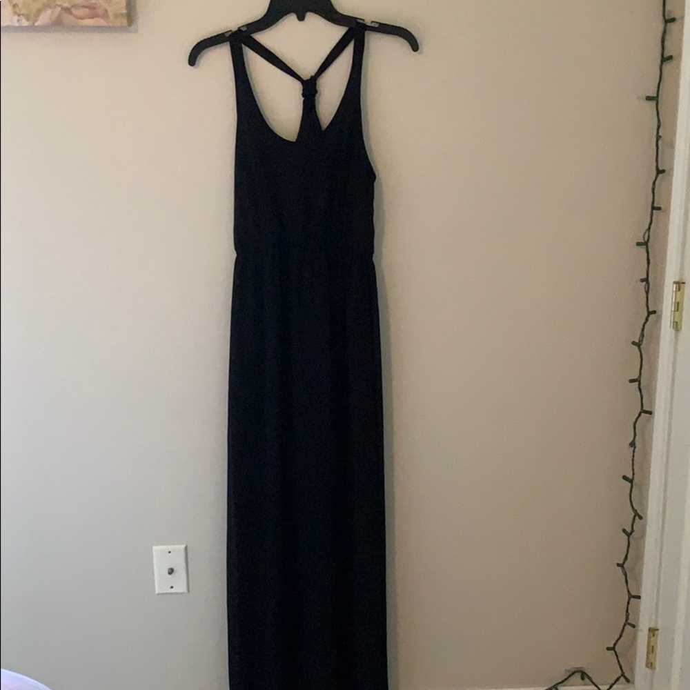 Black light weight long dress